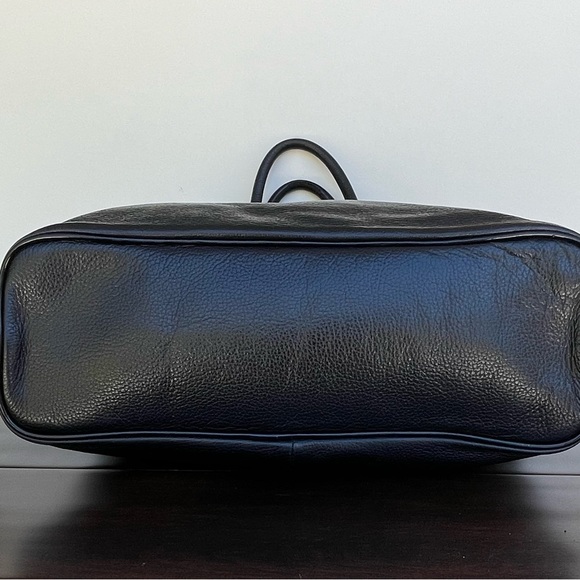 Tory Burch Pebble Leather Jayden Tote - Black - Picture 7 of 15